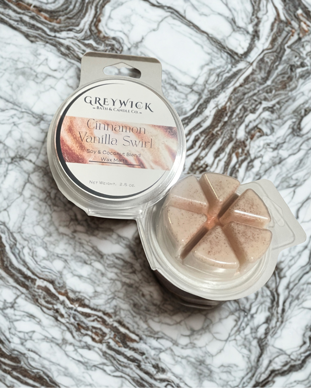 Cinnamon Vanilla Swirl Wax Melts